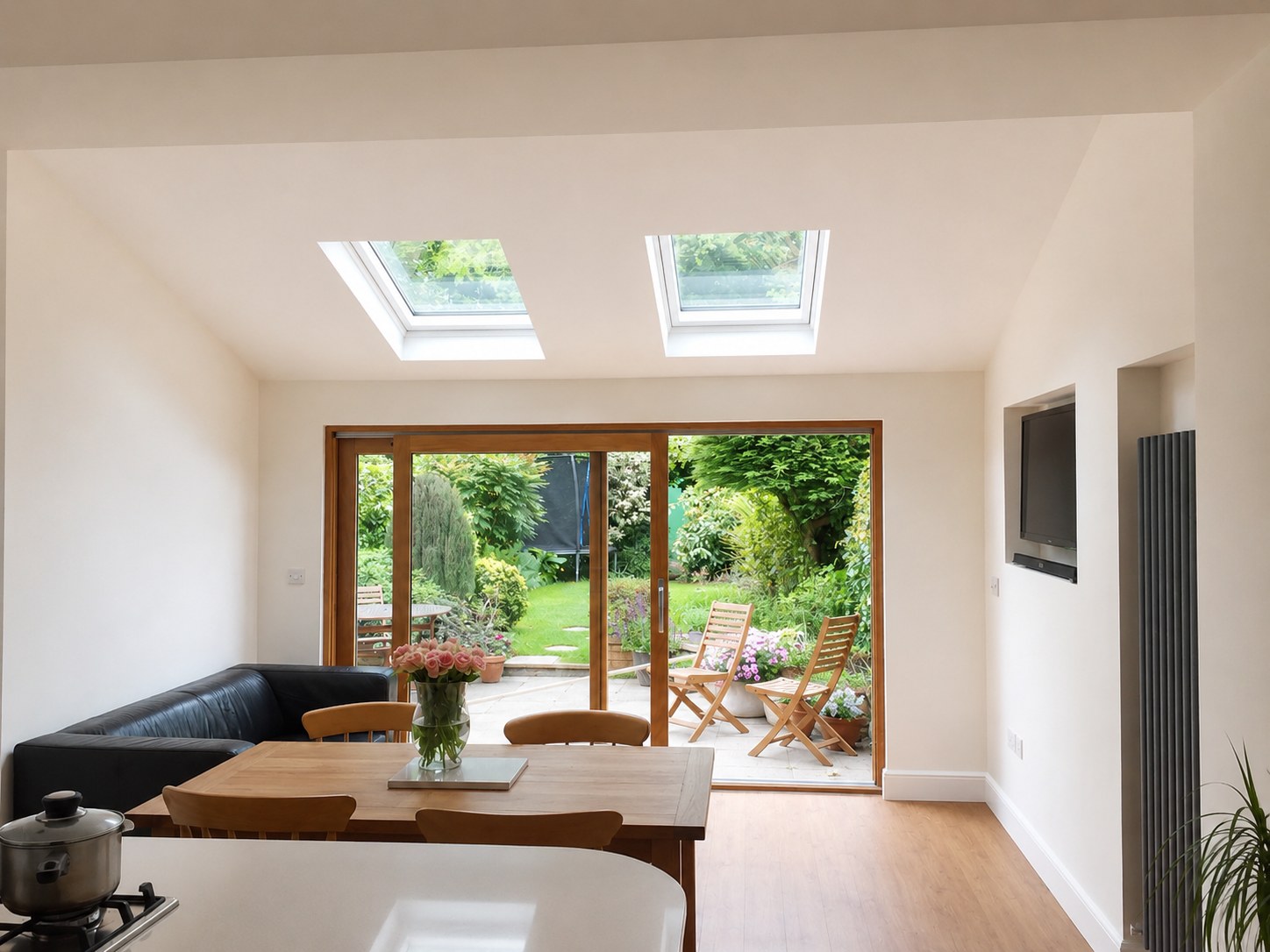 Extension dining space