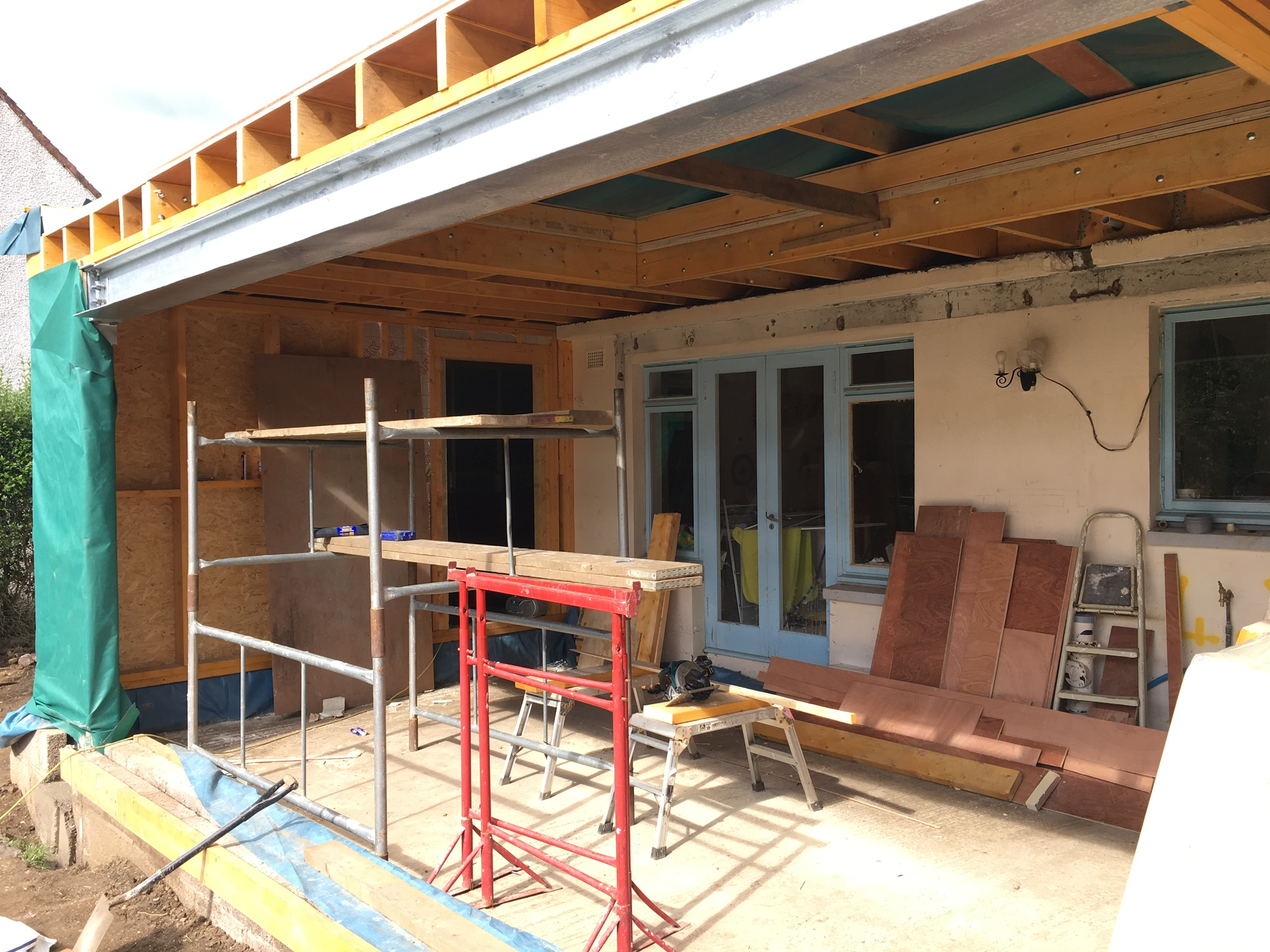 Extension under construction