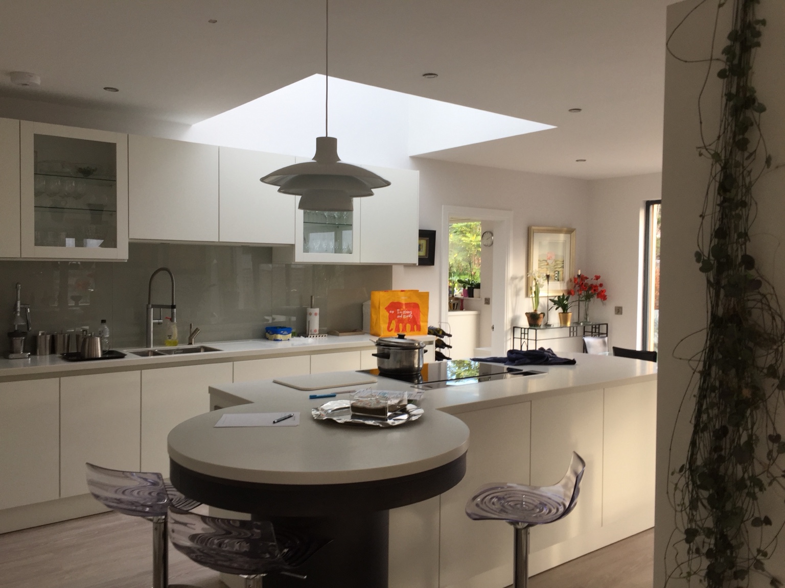 Finished modern kitchen